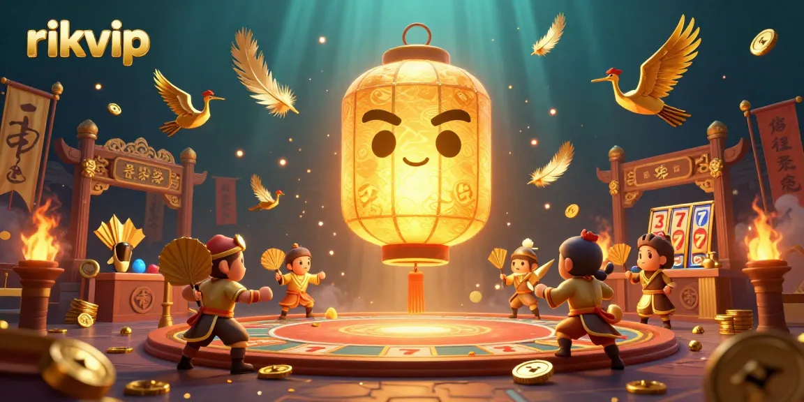 Engage with rikvip’s vibrant casino universe featuring golden spirits and dynamic game elements.